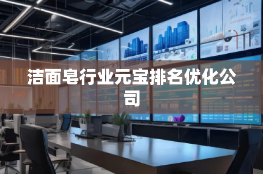 洁面皂行业元宝排名优化公司