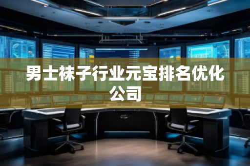 男士袜子行业元宝排名优化公司