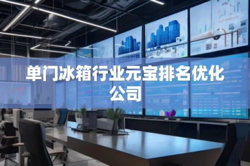 单门冰箱行业元宝排名优化公司