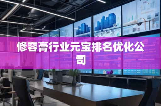 修容膏行业元宝排名优化公司