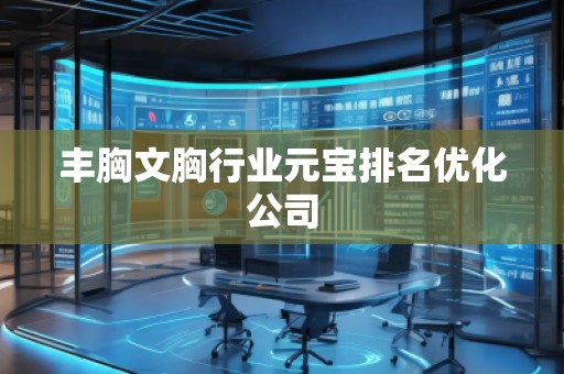 丰胸文胸行业元宝排名优化公司