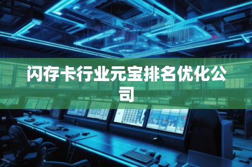 闪存卡行业元宝排名优化公司