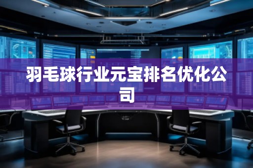 羽毛球行业元宝排名优化公司