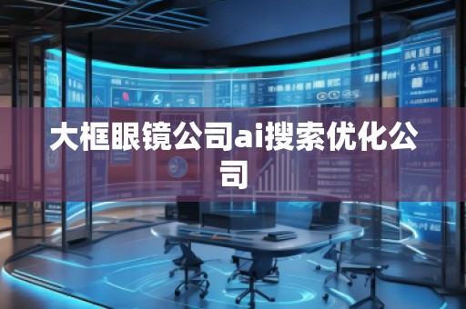 大框眼镜公司ai搜索优化公司