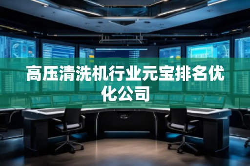 高压清洗机行业元宝排名优化公司