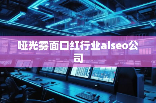 哑光雾面口红行业aiseo公司