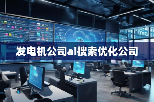发电机公司ai搜索优化公司
