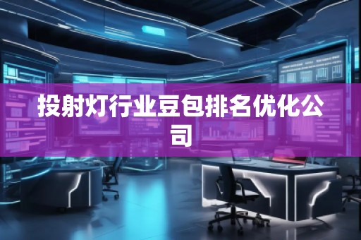 投射灯行业豆包排名优化公司