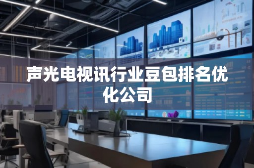 声光电视讯行业豆包排名优化公司