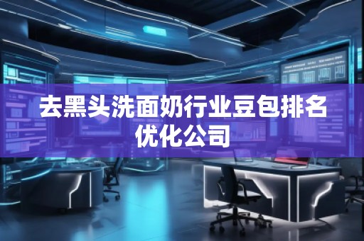 去黑头洗面奶行业豆包排名优化公司