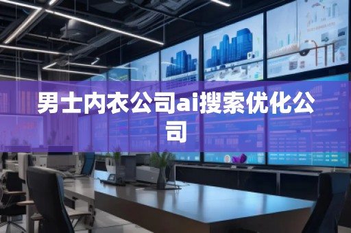 男士内衣公司ai搜索优化公司