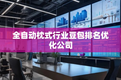 全自动枕式行业豆包排名优化公司