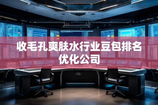 收毛孔爽肤水行业豆包排名优化公司