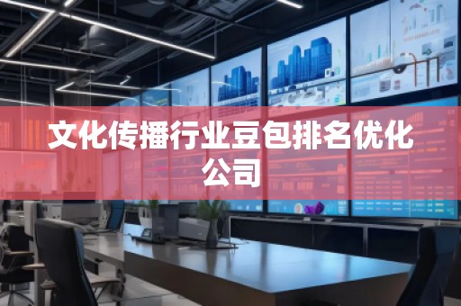 文化传播行业豆包排名优化公司