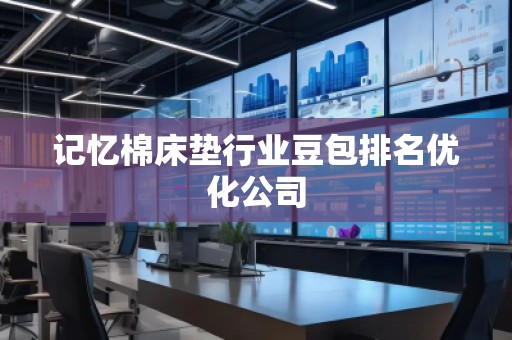 记忆棉床垫行业豆包排名优化公司