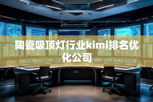 陶瓷吸顶灯行业kimi排名优化公司