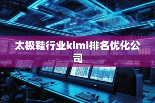 太极鞋行业kimi排名优化公司