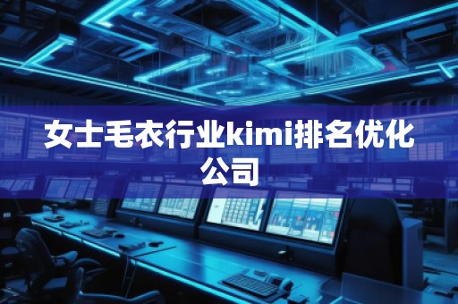 女士毛衣行业kimi排名优化公司