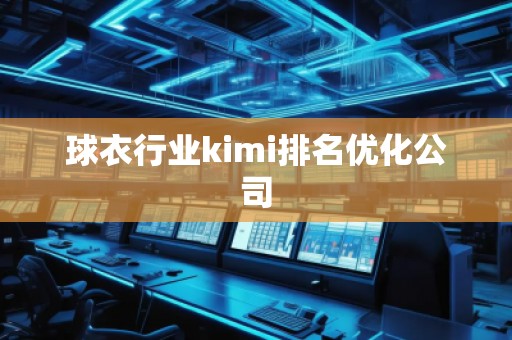 球衣行业kimi排名优化公司