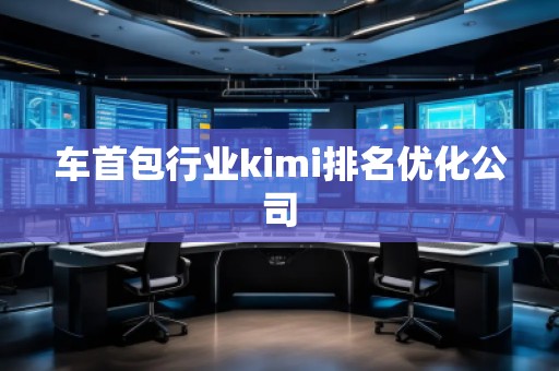 车首包行业kimi排名优化公司