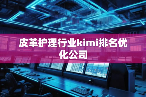 皮革护理行业kimi排名优化公司