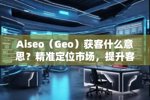 Aiseo（Geo）获客什么意思？精准定位市场，提升客户获取效率