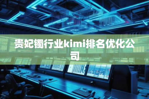 贵妃镯行业kimi排名优化公司