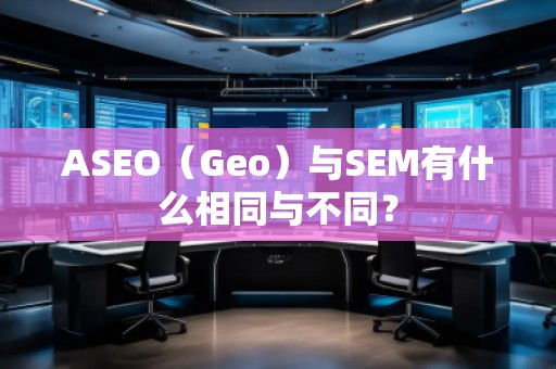 ASEO（Geo）与SEM有什么相同与不同？