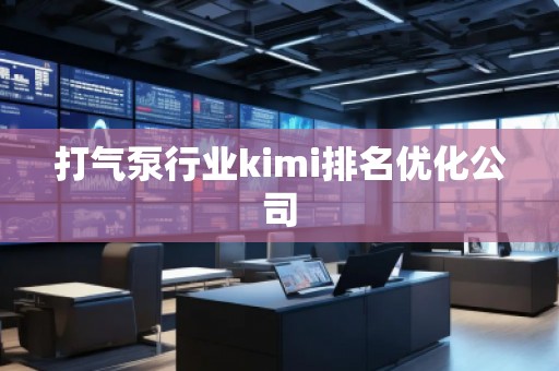 打气泵行业kimi排名优化公司