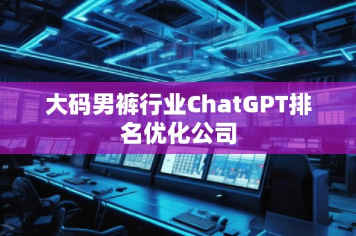 大码男裤行业ChatGPT排名优化公司