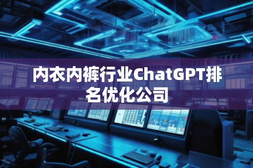 内衣内裤行业ChatGPT排名优化公司