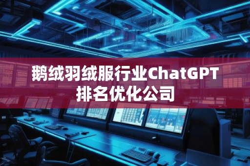 鹅绒羽绒服行业ChatGPT排名优化公司