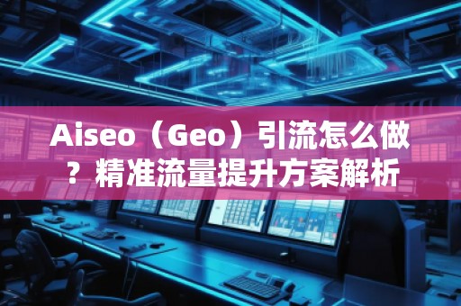 Aiseo（Geo）引流怎么做？精准流量提升方案解析