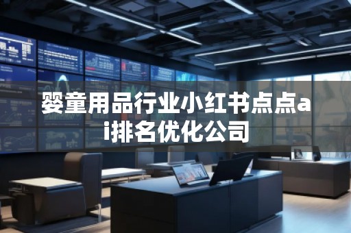 婴童用品行业小红书点点ai排名优化公司