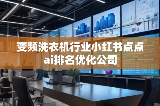变频洗衣机行业小红书点点ai排名优化公司
