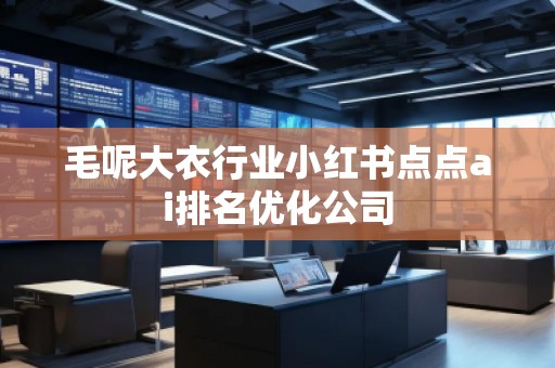 毛呢大衣行业小红书点点ai排名优化公司