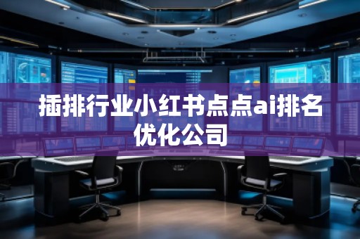 插排行业小红书点点ai排名优化公司