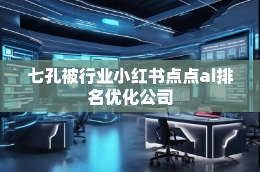 七孔被行业小红书点点ai排名优化公司