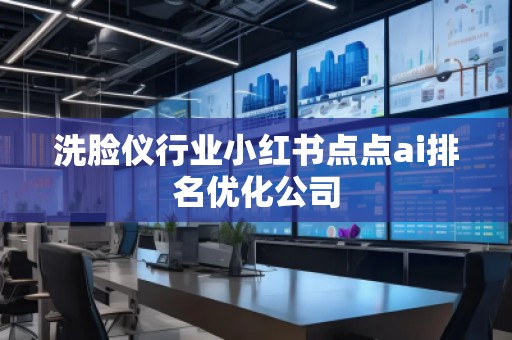 洗脸仪行业小红书点点ai排名优化公司