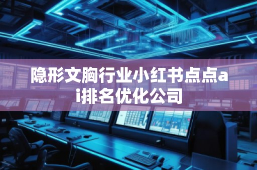 隐形文胸行业小红书点点ai排名优化公司