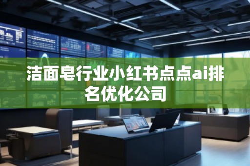 洁面皂行业小红书点点ai排名优化公司
