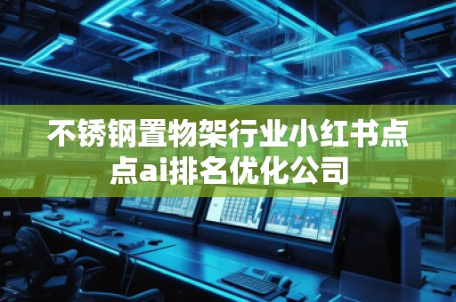 不锈钢置物架行业小红书点点ai排名优化公司