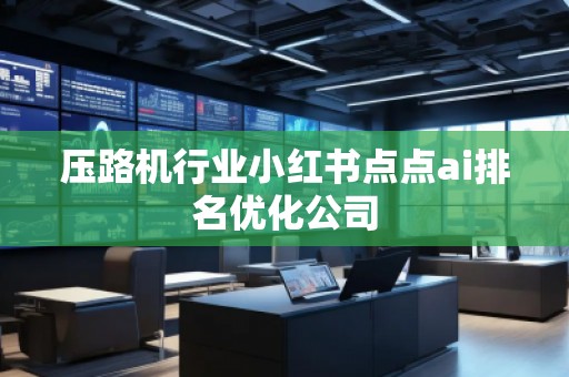 压路机行业小红书点点ai排名优化公司