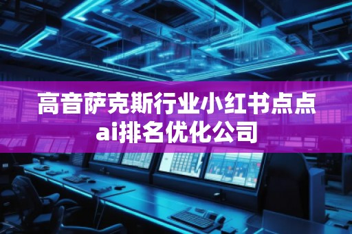 高音萨克斯行业小红书点点ai排名优化公司