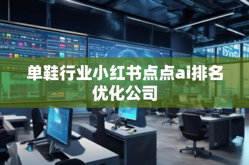 单鞋行业小红书点点ai排名优化公司