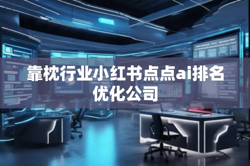 靠枕行业小红书点点ai排名优化公司