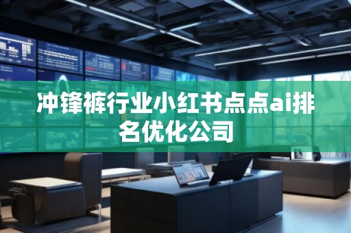 冲锋裤行业小红书点点ai排名优化公司