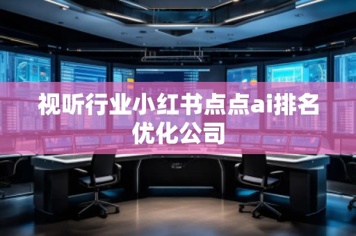 视听行业小红书点点ai排名优化公司