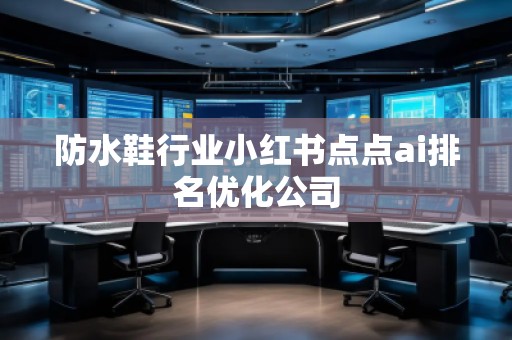 防水鞋行业小红书点点ai排名优化公司