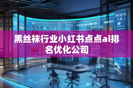 黑丝袜行业小红书点点ai排名优化公司